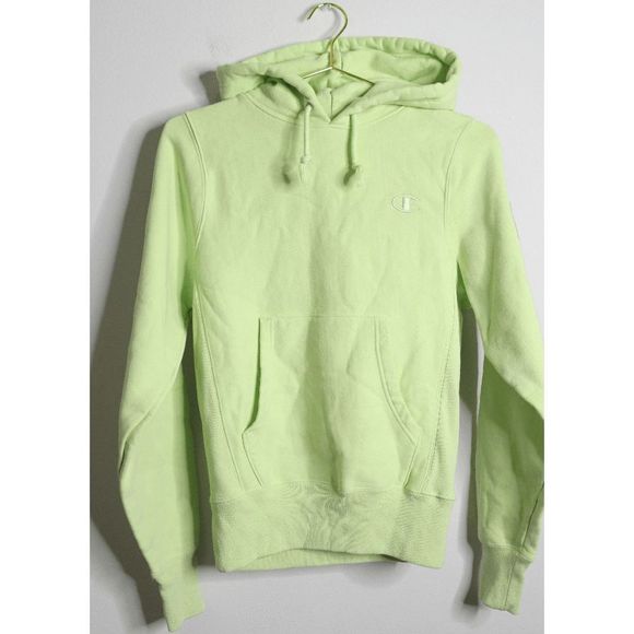 🐢🐢Champion Neon Green Pullover Hoodie - XS🐢🐢 - Picture 1 of 5